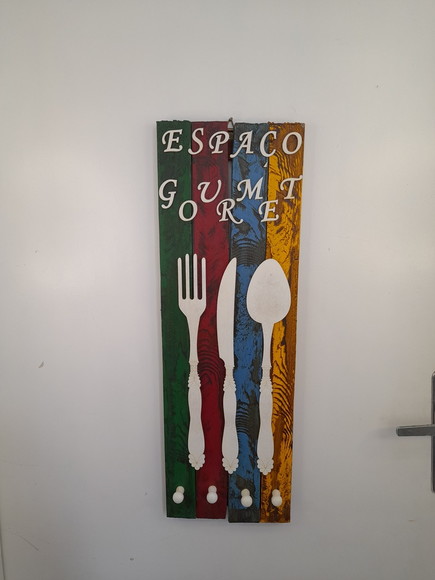 Placa Decorativa Espaço Gourmet Colorida
