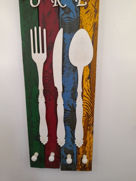 Placa Decorativa Espaço Gourmet Colorida - Imagem 4