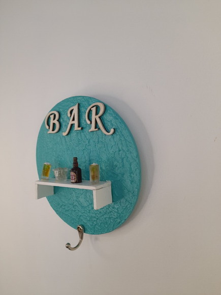 Placa em mdf para Bar Verde Decorado - Imagem 4