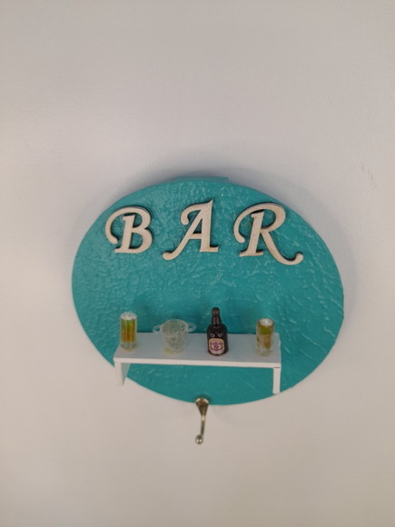 Placa em mdf para Bar Verde Decorado - Imagem 3