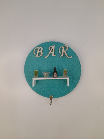 Placa em mdf para Bar Verde Decorado - Imagem 2