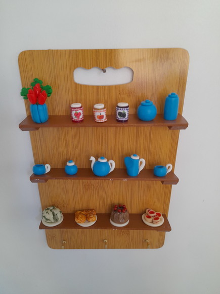 Porta Chave em mdf Decorado com Miniaturas - Imagem 4