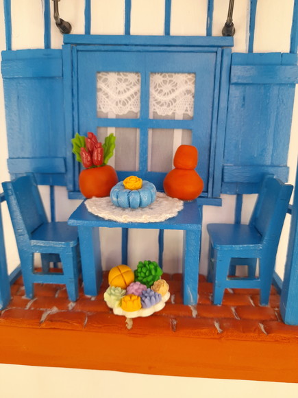 Quadro Decorado em mdf Decorada com Miniaturas - Imagem 5