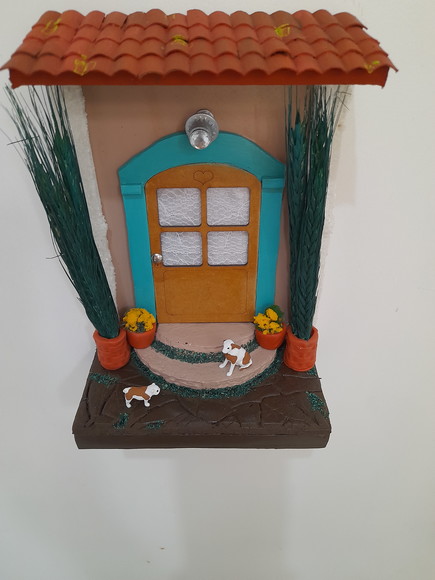 Quadro em Madeira e mdf Frente de Casav - Imagem 3