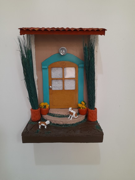 Quadro em Madeira e mdf Frente de Casav - Imagem 2