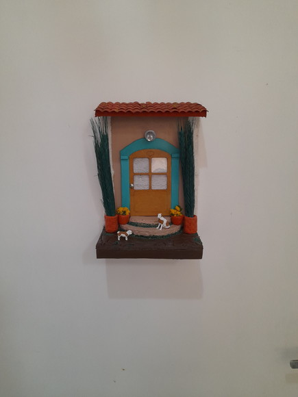 Quadro em Madeira e mdf Frente de Casav