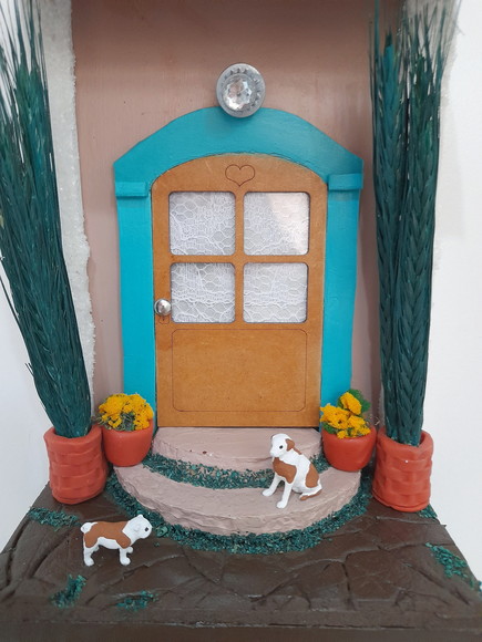 Quadro em Madeira e mdf Frente de Casav - Imagem 4