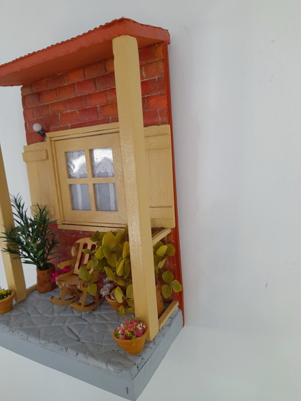 Quadro Mini Mundo Simulando Varanda - Imagem 4