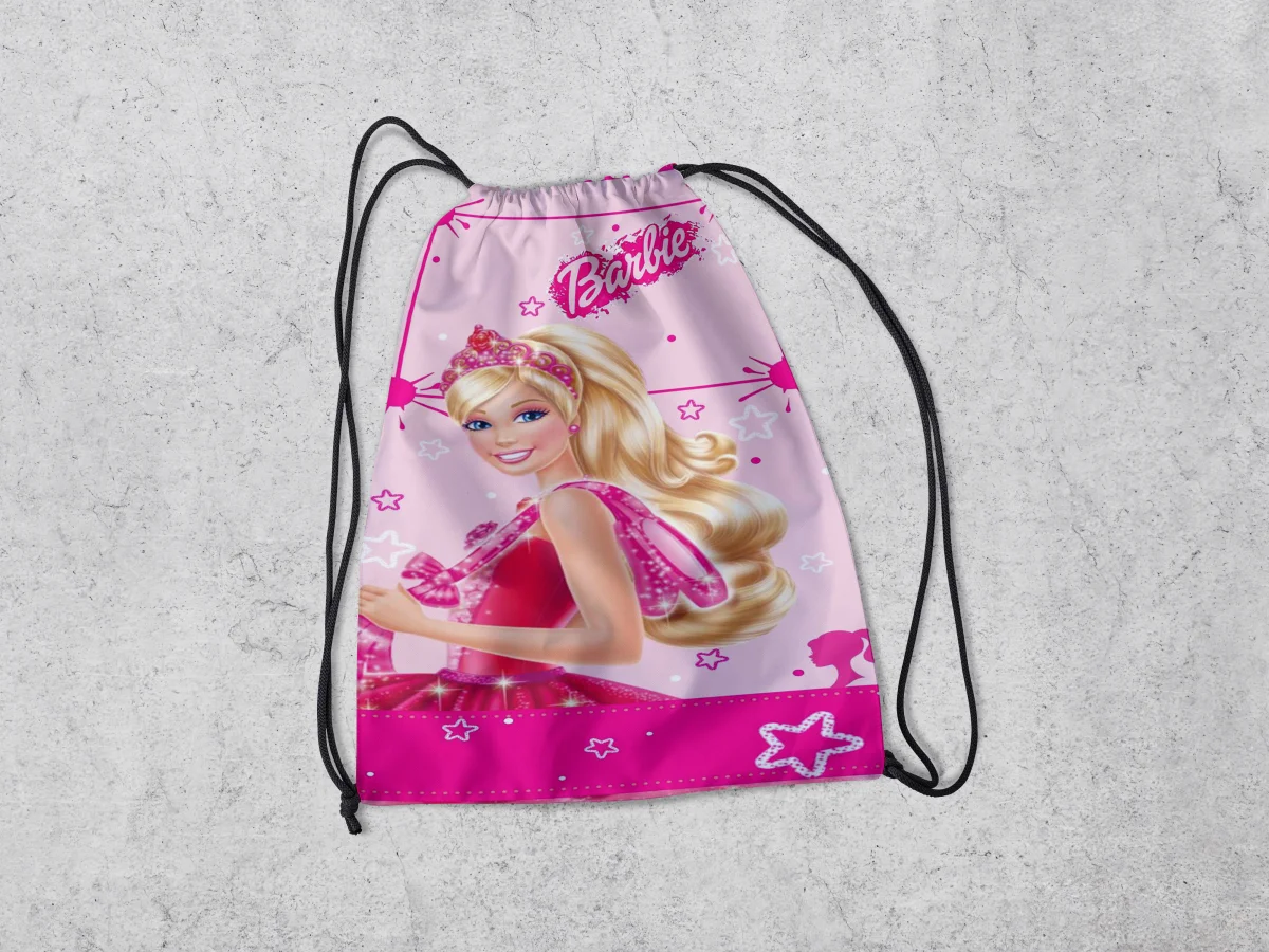 Mochilinha Personalizada para lembrancinhas da Barbie - Imagem 3