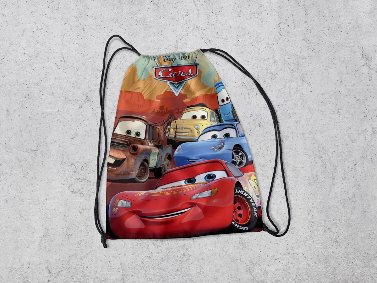 Mochilinha Personalizada para lembrancinhas Carros Disney - Imagem 2
