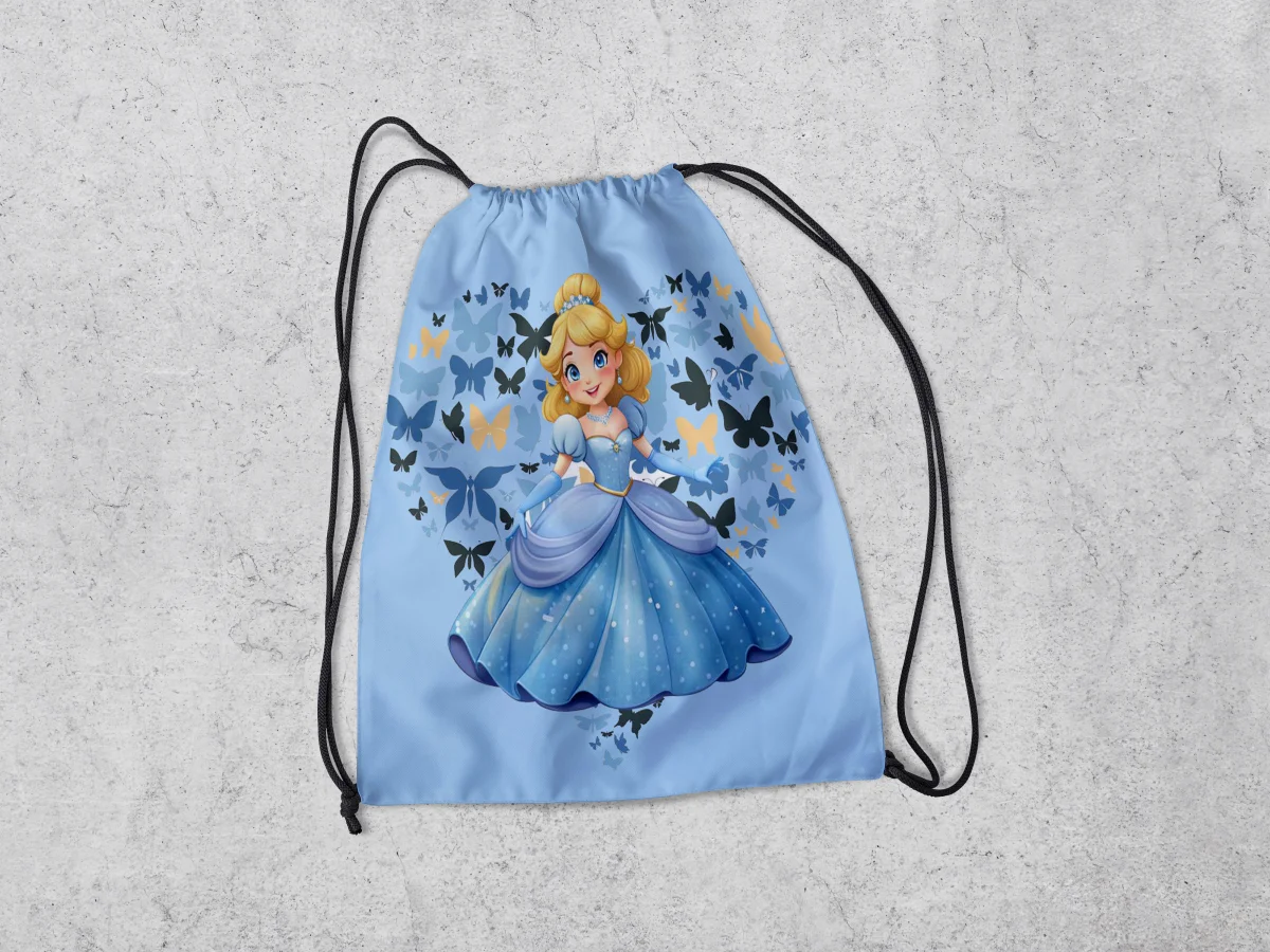 Mochilinha Personalizada para lembrancinhas da Cinderela - Imagem 2