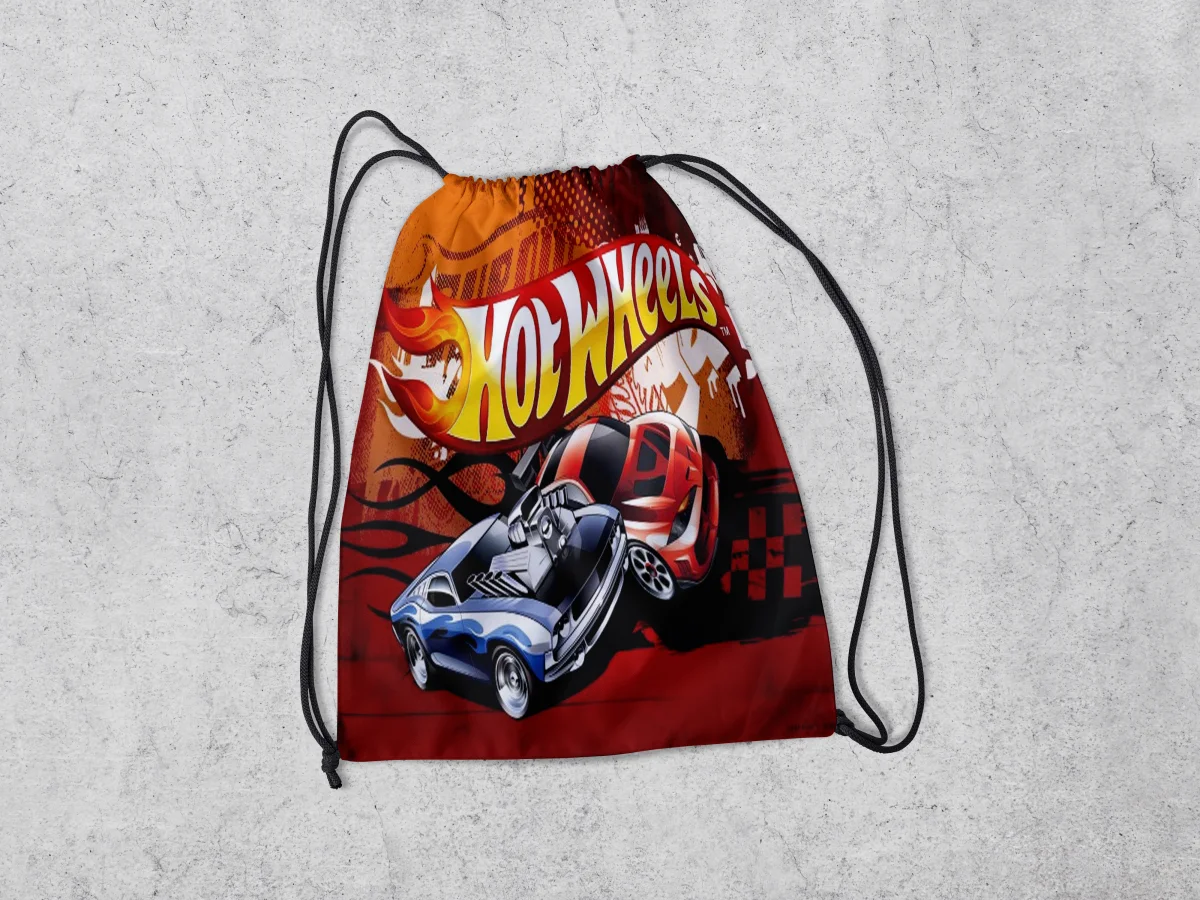 Mochilinha Personalizada para lembrancinhas da Hot Wheels - Imagem 1