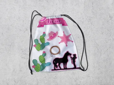 Mochilinha Personalizada para lembrancinhas Fazendinha