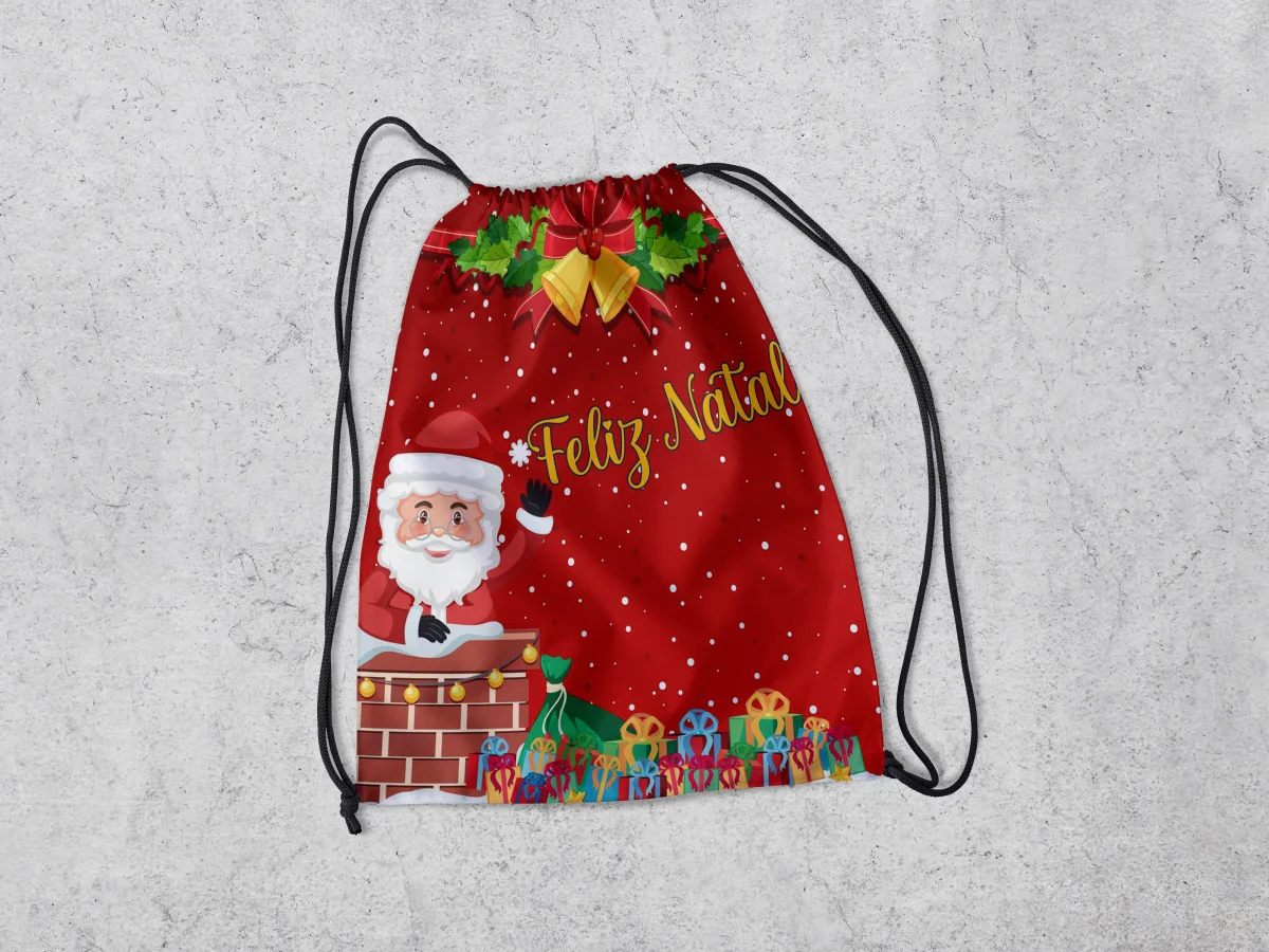 Mochilinha Personalizada para lembrancinhas de Natal - Imagem 3