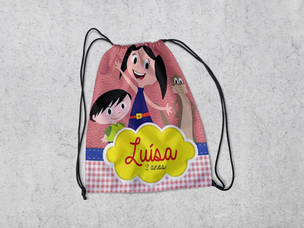 Mochilinha Personalizada para lembrancinhas Show da Luna - Imagem 1