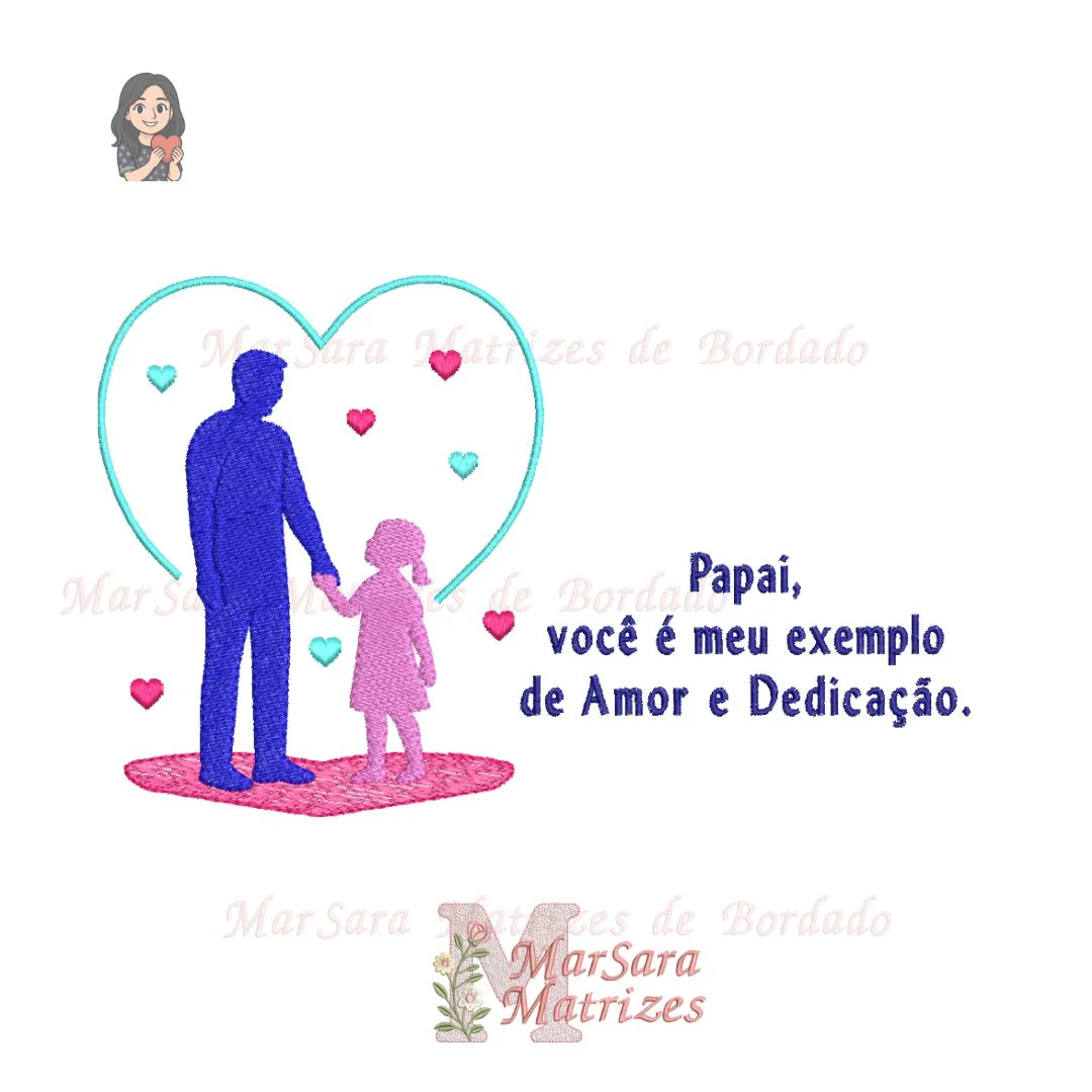 Matrizes de Bordado - Coleção O Melhor Pai do Mundo - Imagem 4