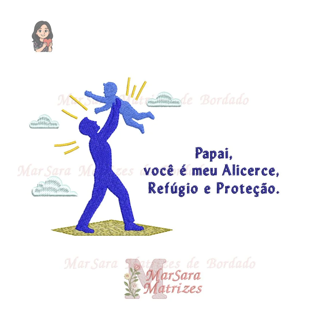 Matrizes de Bordado - Coleção O Melhor Pai do Mundo - Imagem 7