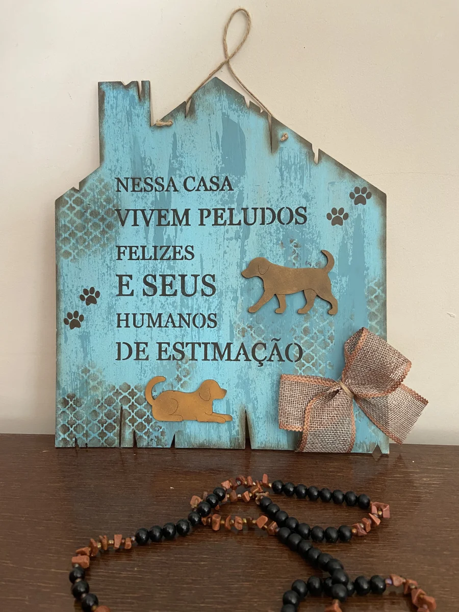 Placa Pet de Porta Entrada - Imagem 1