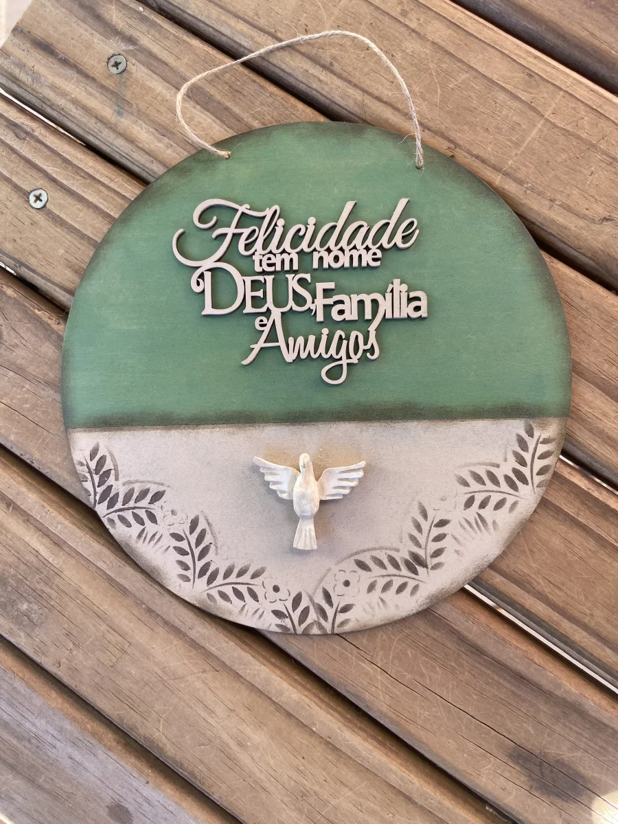 Placa decorativa Divino Espírito Santo - Imagem 2