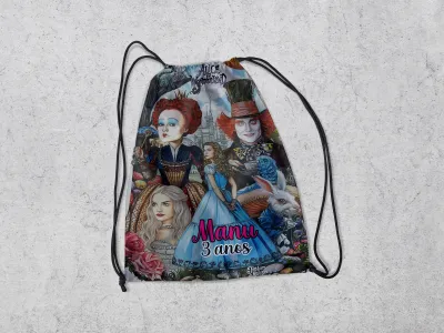 Mochilinha Personalizada para lembrancinhas Chapaleiro Maluco
