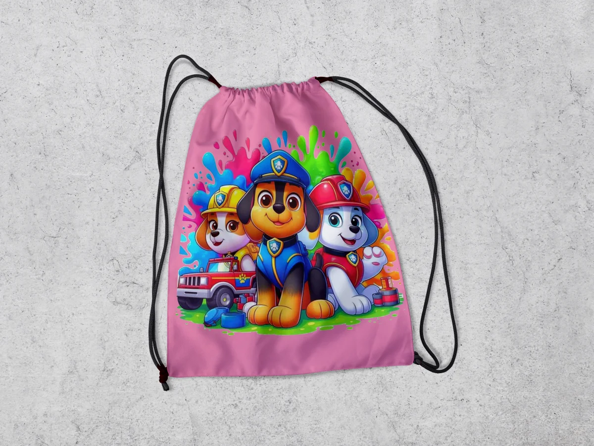 Mochilinha Personalizada para lembrancinhas Patrulha Canina - Imagem 6