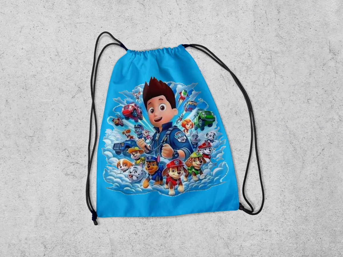 Mochilinha Personalizada para lembrancinhas Patrulha Canina - Imagem 2