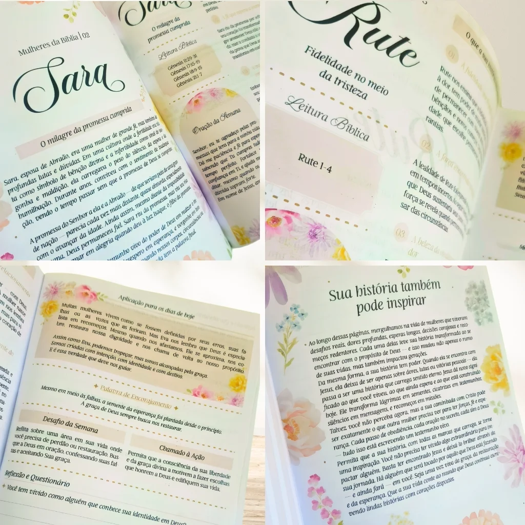 Planner Devocional Feminino 5 Mulheres da Bíblia | Estudo Bíblico para Mulheres Cristãs - Imagem 5