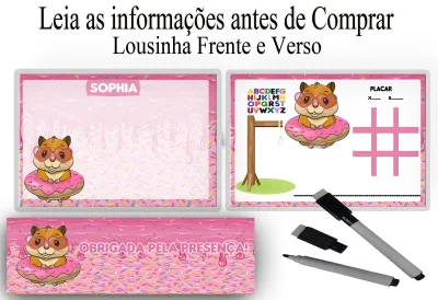 Lousa Magica infantil personalizada para lembrancinhas da Capivara (copia)