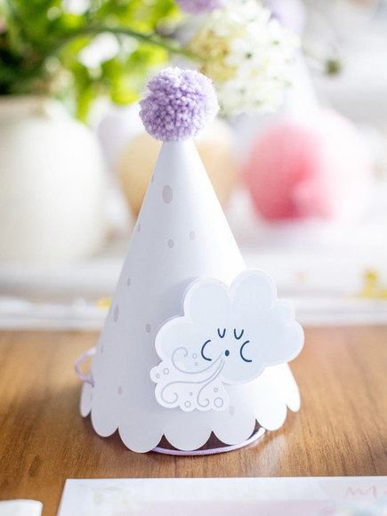 Chapéu de Festa com Pompom - 10 Unidades