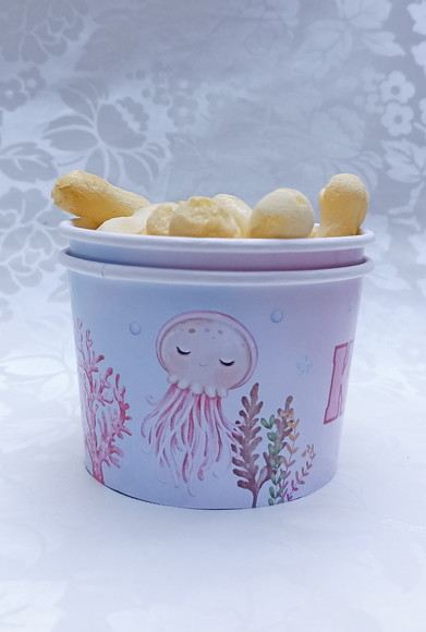 Pote Papel Biodegradável Personalizado - 250ml - 50 Unidades