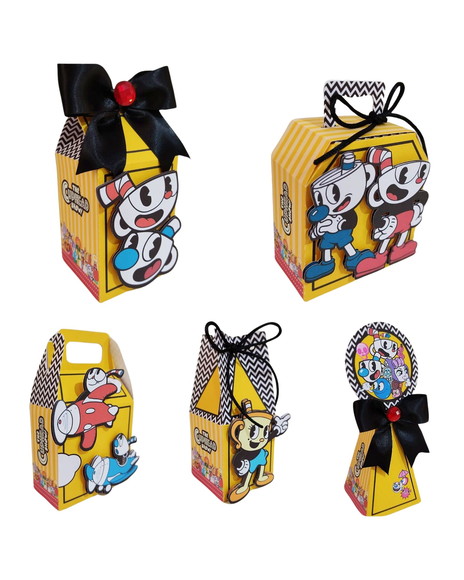 Cuphead - Kit Caixas - 25 Unidades