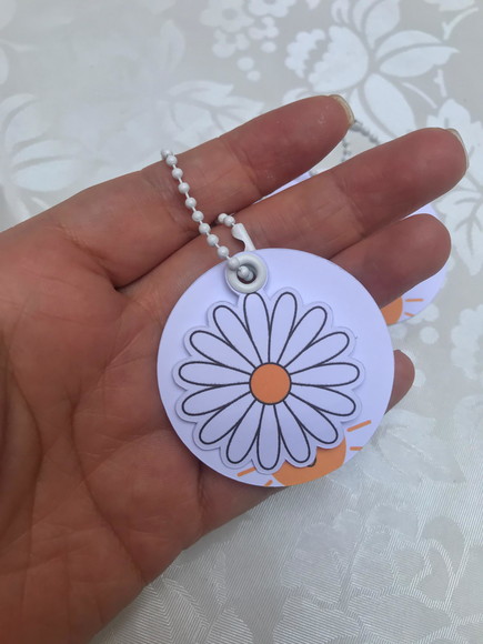 Tag de Agradecimento Margarida/daisy - Dupla - 50 Unidades - Imagem 3