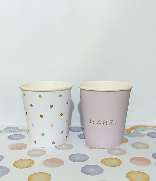 Copo Personalizado de Papel Biodegradável - 260/270ml - 50 U