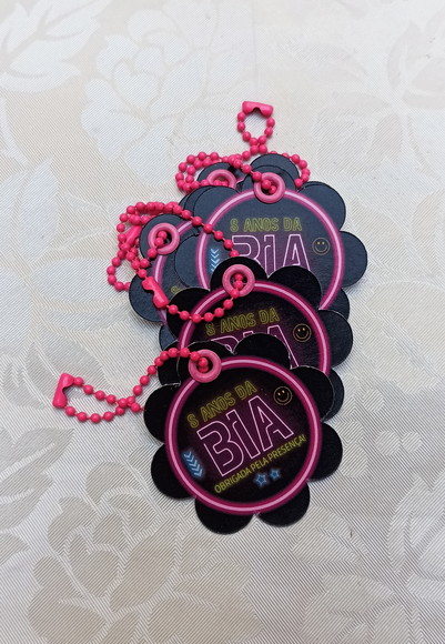 Tag de Agradecimento Neon - 30 Unidades - Imagem 2