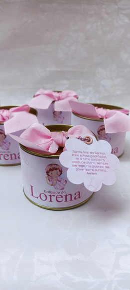 Latinhas Personalizadas Batizado 20 Unidades