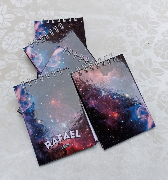 Bloco 10x15cm - Universo Espaço Realista