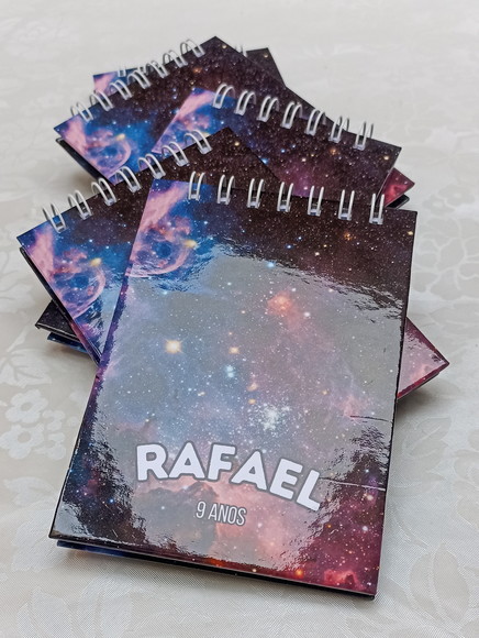 Bloco 10x15cm - Universo Espaço Realista - Imagem 2