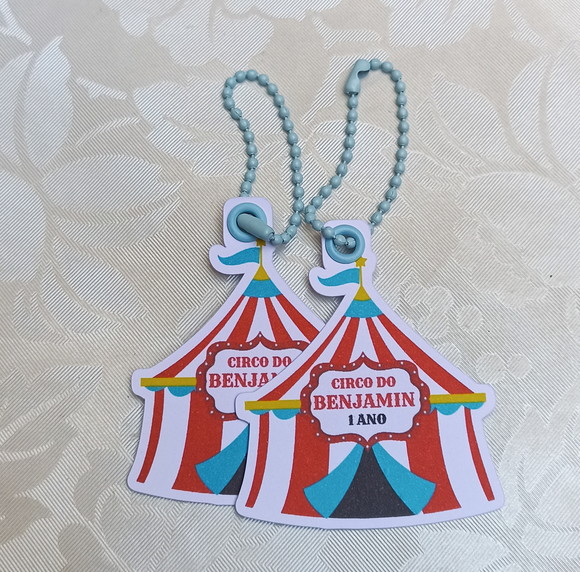 Tag de Agradecimento Circo Menino - 30 Unidades - Imagem 2