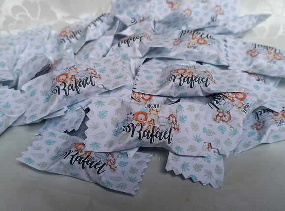 Caramelos Personalizados Safari Clean - 100 Unidades - Imagem 2