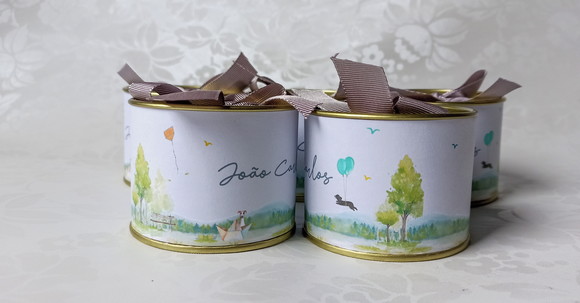 Latinhas Lembrança de Maternidade 6x5cm - 30 Unidades - Imagem 2