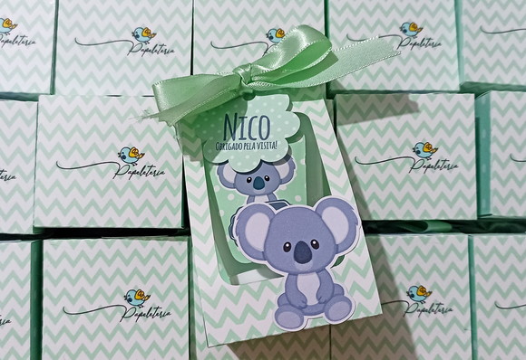 Álcool Gel Lembrancinha de Maternidade Coala - 20 Unidades