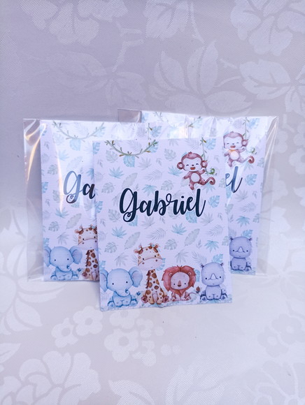 Envelope Aromático Safari Aquarela - 40 Unidades