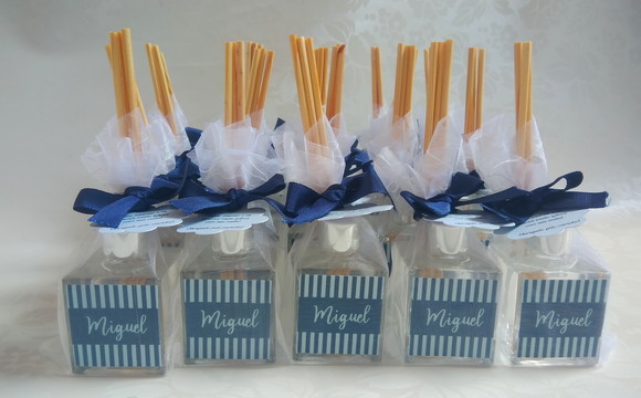Lembrancinha de Maternidade Aromatizador Azul Marinho 20 Uni