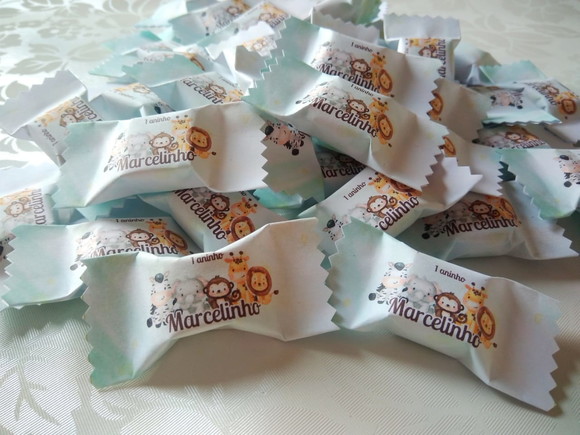 Caramelos Personalizados Safari 100 Unidades