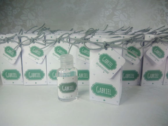 Gel Antisséptico 70% Lembrancinha de Maternidade 20 Unidades - Imagem 3