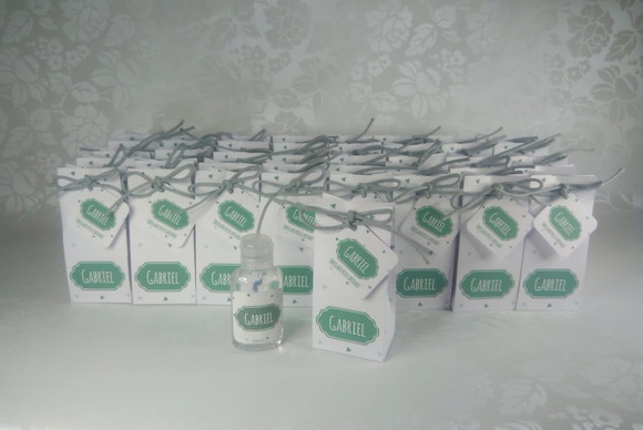 Gel Antisséptico 70% Lembrancinha de Maternidade 20 Unidades