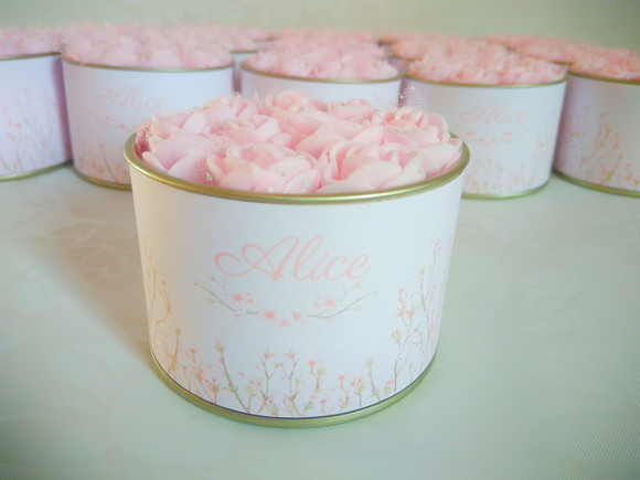 Latinhas Decoradas Flores 20 Unidades - Imagem 2