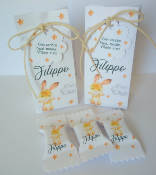 Álcool Gel com Caixa Coelhinho 30 Unidades