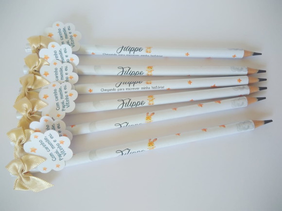 Lápis Personalizados Coelhinho 50 Unidades