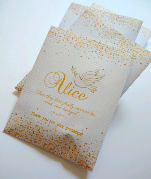 Envelope Aromático Lembrancinha de Batizado - 30 Unidades - Imagem 3